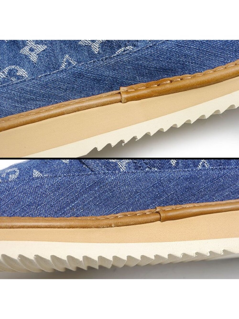 Louis Vuitton Cozy Line Ankle Boots Monogram Denim 8 - Picture 4 of 7